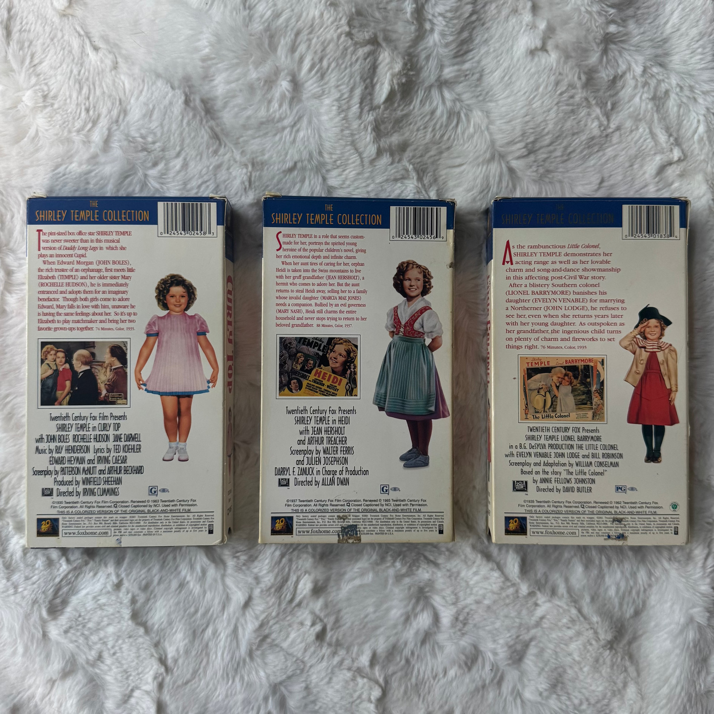 Shirley Temple VHS Trio