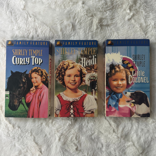 Shirley Temple VHS Trio