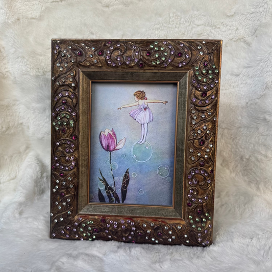 Vintage Jeweled Easel Frame