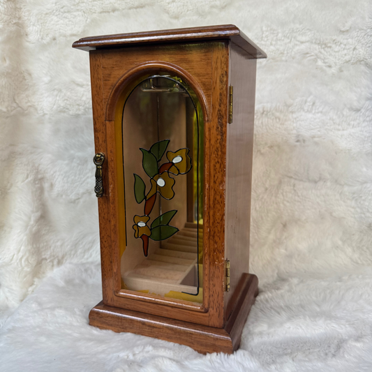 1987 Stained Glass Jewelry Box