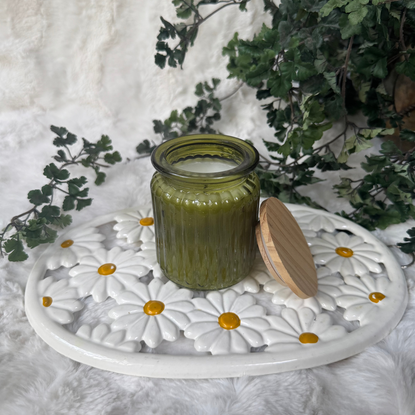 Ceramic Daisy Tray